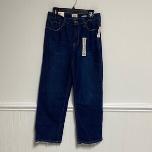 Kensie The Aubrey Jeans Retro Lux Stretch High Rise Relaxed Straight Size 6
